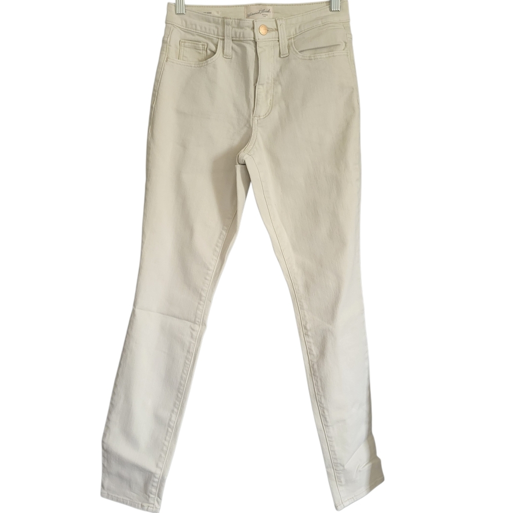 Universal Thread High Rise Skinny Jeans Cream sz 2R